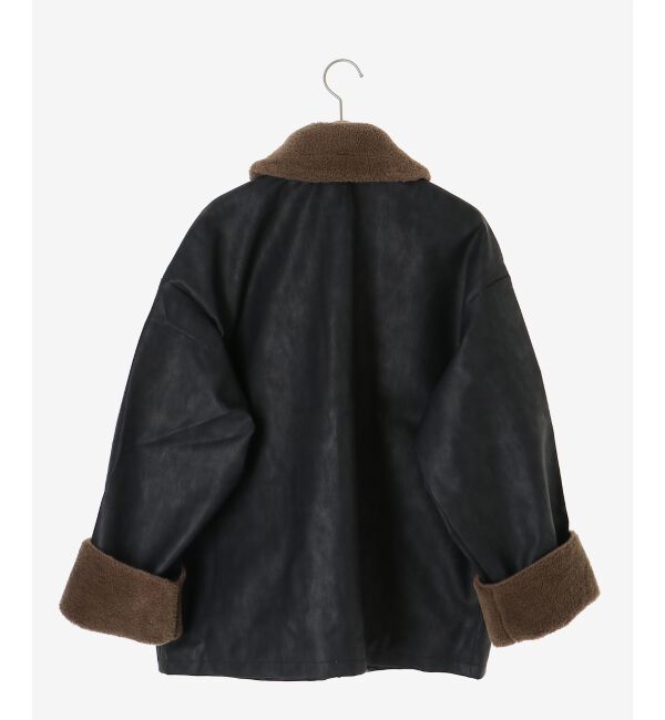  「《WEB限定アイテム》ヴィンテージライクボアカラーブルゾン」|ブルゾン・スタジャン|