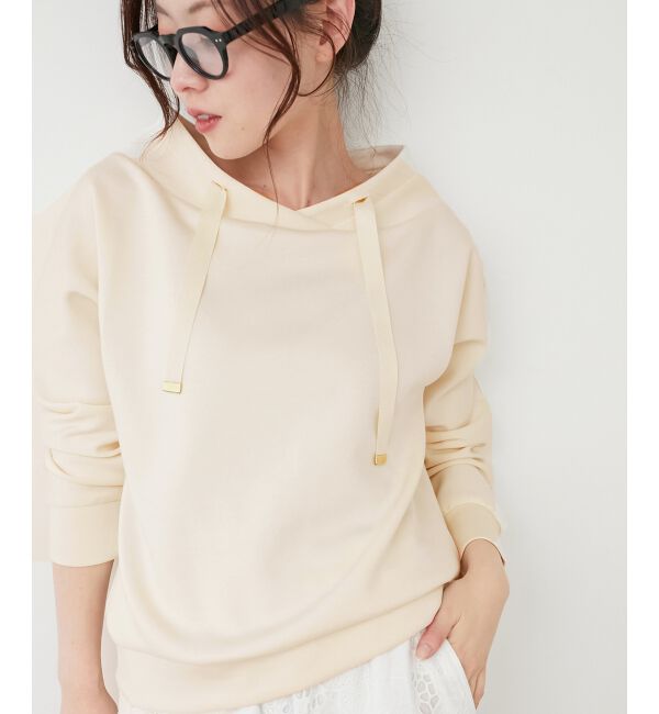  「《WEB限定アイテム》パーカーライクデザイントップス」|Tシャツ・カットソー|