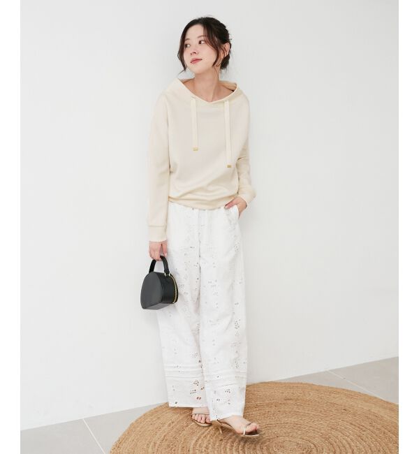  「《WEB限定アイテム》パーカーライクデザイントップス」|Tシャツ・カットソー|