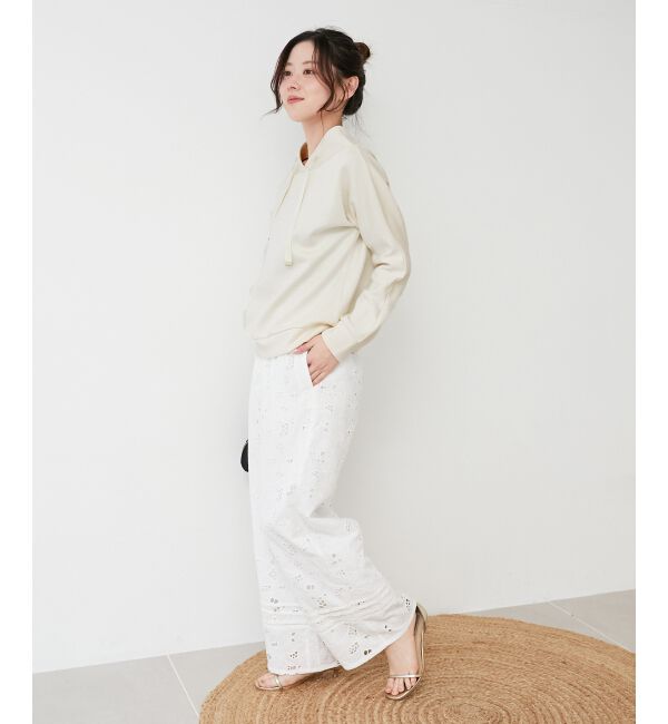  「《WEB限定アイテム》パーカーライクデザイントップス」|Tシャツ・カットソー|