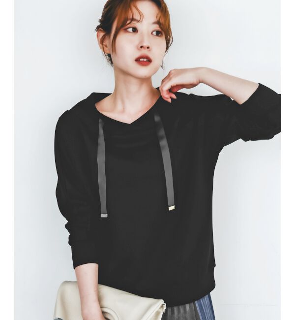  「《WEB限定アイテム》パーカーライクデザイントップス」|Tシャツ・カットソー|