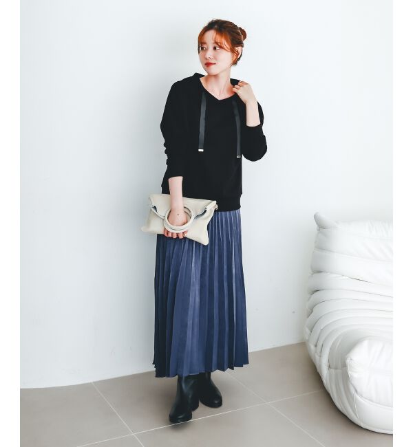  「《WEB限定アイテム》パーカーライクデザイントップス」|Tシャツ・カットソー|