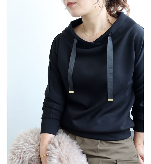  「《WEB限定アイテム》パーカーライクデザイントップス」|Tシャツ・カットソー|