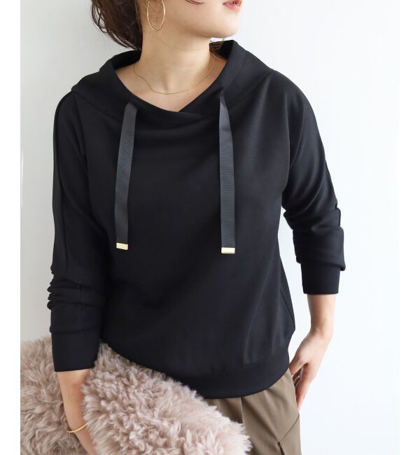  「《WEB限定アイテム》パーカーライクデザイントップス」|Tシャツ・カットソー|