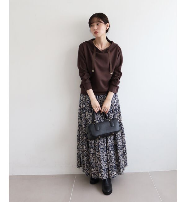  「《WEB限定アイテム》パーカーライクデザイントップス」|Tシャツ・カットソー|