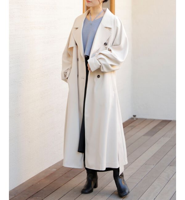 MAJESTICLEGON「マルチwayレイヤードトレンチコート」|トレンチコート|