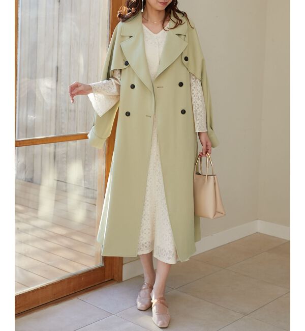 MAJESTICLEGON「マルチwayレイヤードトレンチコート」|トレンチコート|