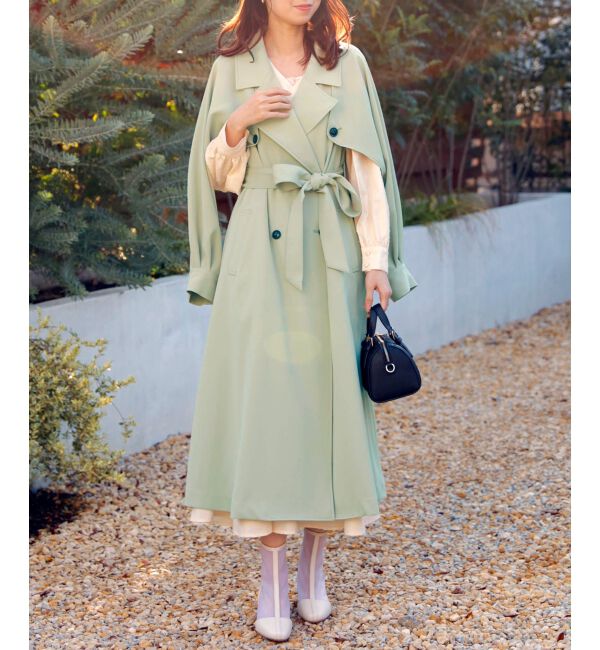 MAJESTICLEGON「マルチwayレイヤードトレンチコート」|トレンチコート|