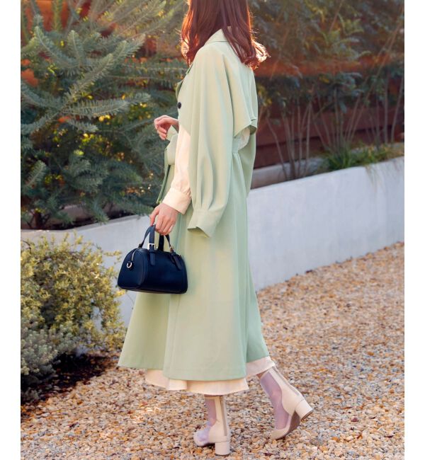 MAJESTICLEGON「マルチwayレイヤードトレンチコート」|トレンチコート|