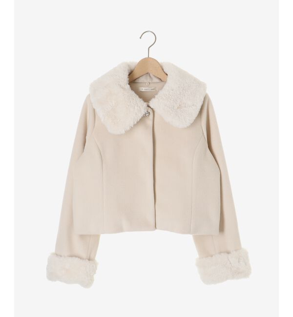  「マルチWAYファー&times;ビジューコート」|その他|