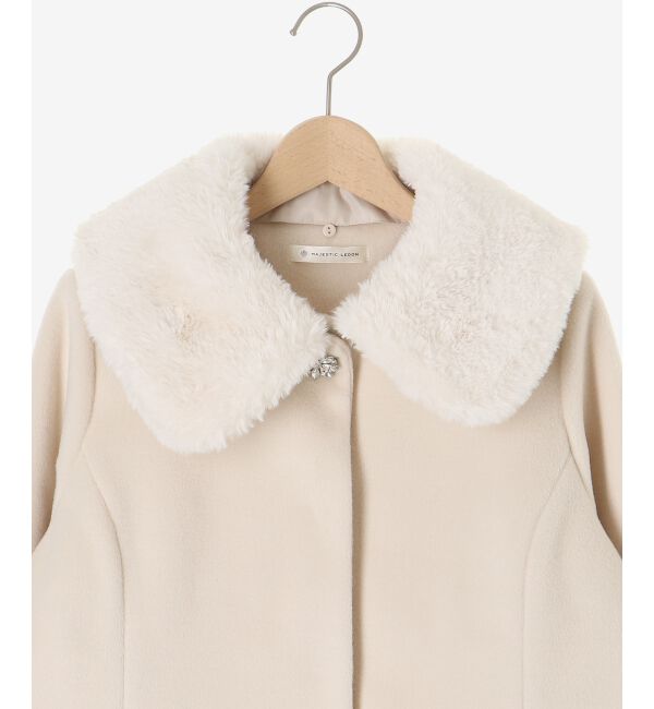  「マルチWAYファー&times;ビジューコート」|その他|