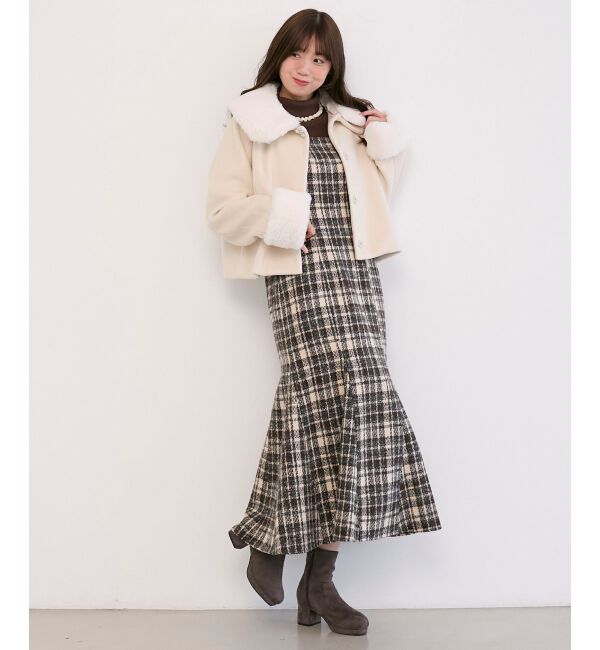  「マルチWAYファー&times;ビジューコート」|その他|