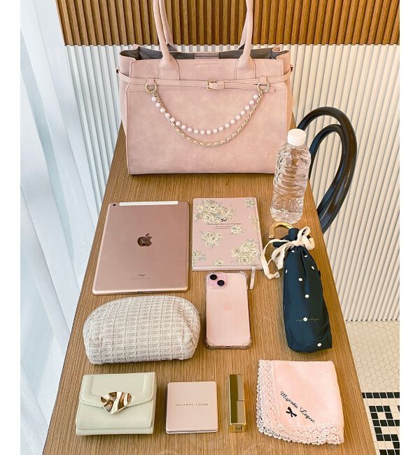  「パールチェーン2WAYトートバッグ」|トートバッグ|