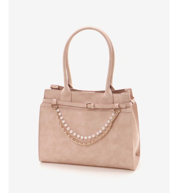  「パールチェーン2WAYトートバッグ」|トートバッグ|