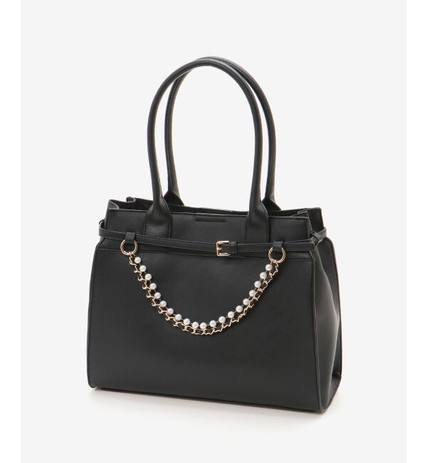  「パールチェーン2WAYトートバッグ」|トートバッグ|