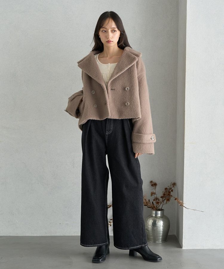 earth music&ecology「【WEB限定】シャギーショートコート」|その他|