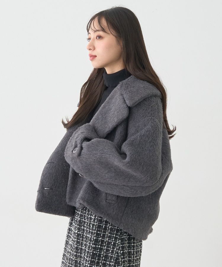 earth music&ecology「【WEB限定】シャギーショートコート」|その他|