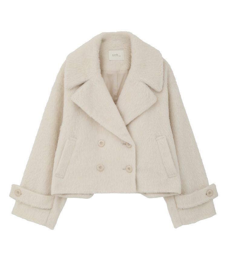 earth music&ecology「【WEB限定】シャギーショートコート」|その他|