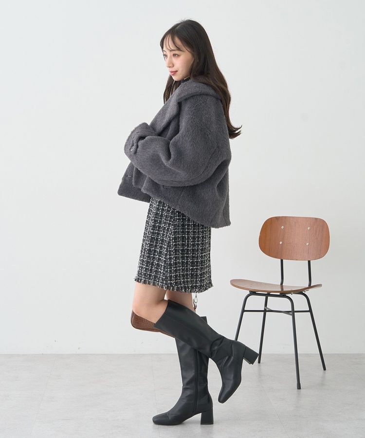 earth music&ecology「【WEB限定】シャギーショートコート」|その他|