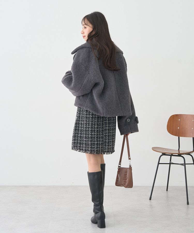 earth music&ecology「【WEB限定】シャギーショートコート」|その他|