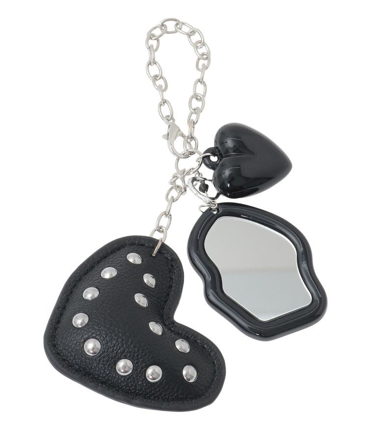 earth music&ecology「ハートモチーフミラー付きチャーム」|その他|