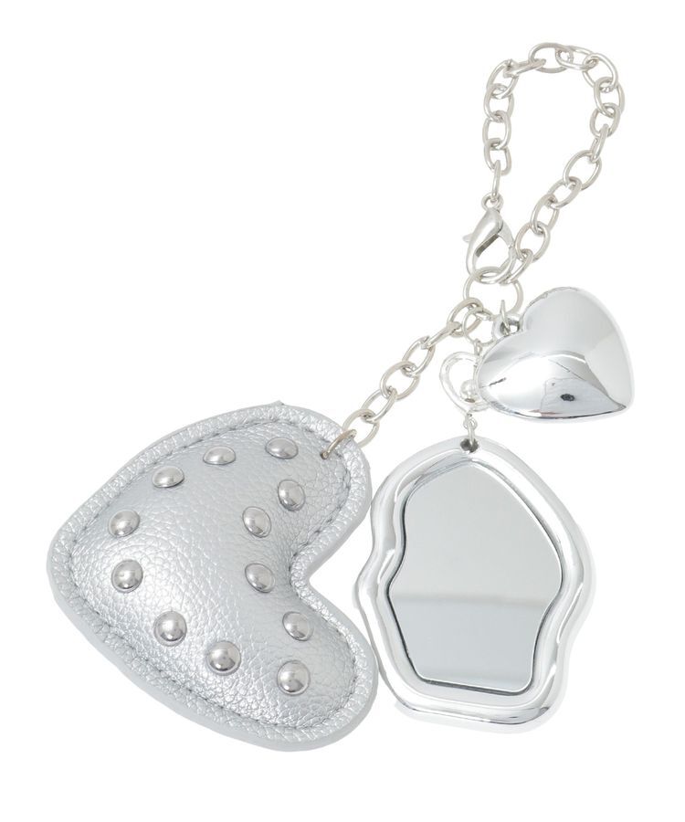 earth music&ecology「ハートモチーフミラー付きチャーム」|その他|