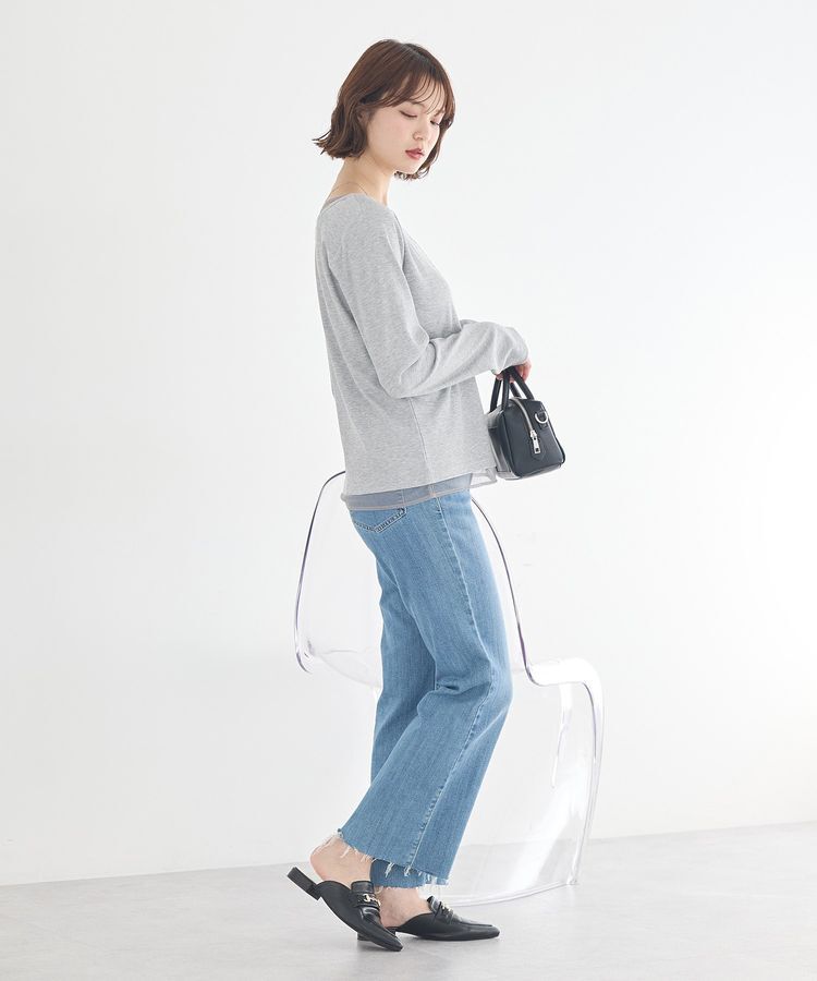 earth music&ecology「レイヤード風テレコプルオーバー」|Tシャツ・カットソー|