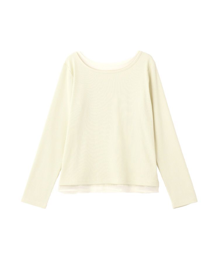 earth music&ecology「レイヤード風テレコプルオーバー」|Tシャツ・カットソー|