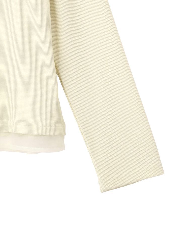 earth music&ecology「レイヤード風テレコプルオーバー」|Tシャツ・カットソー|