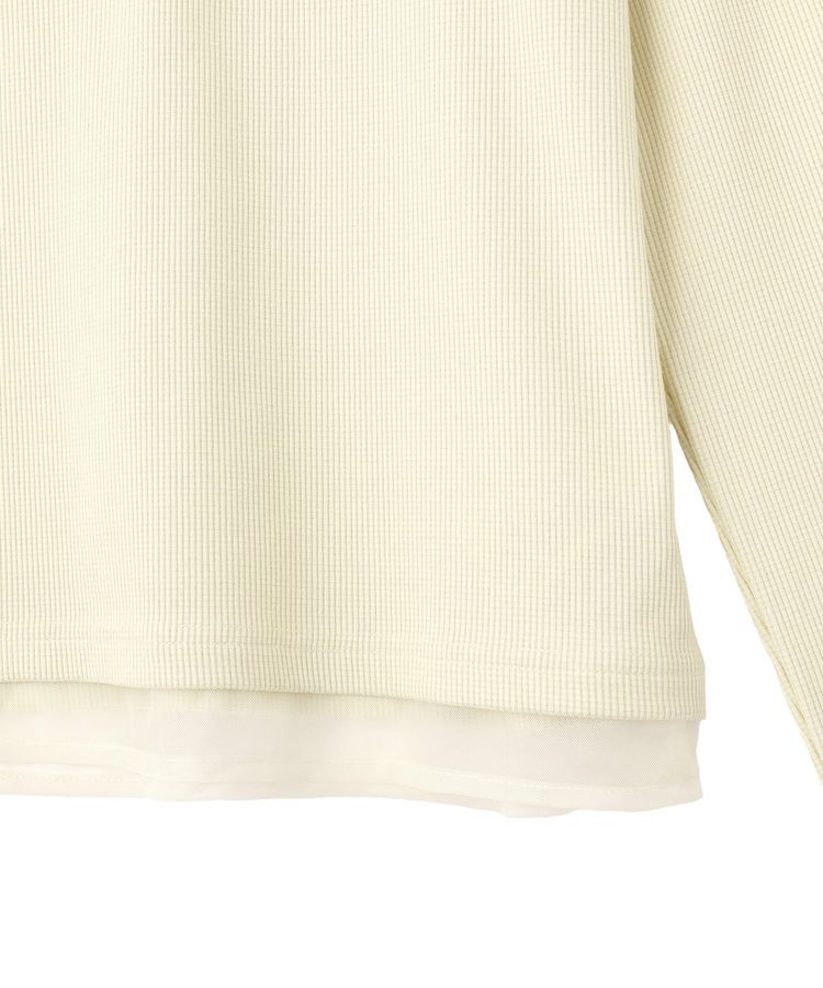 earth music&ecology「レイヤード風テレコプルオーバー」|Tシャツ・カットソー|