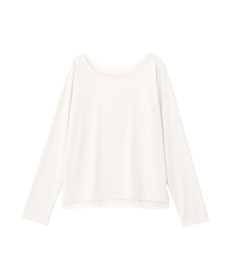 earth music&ecology「レイヤード風テレコプルオーバー」|Tシャツ・カットソー|