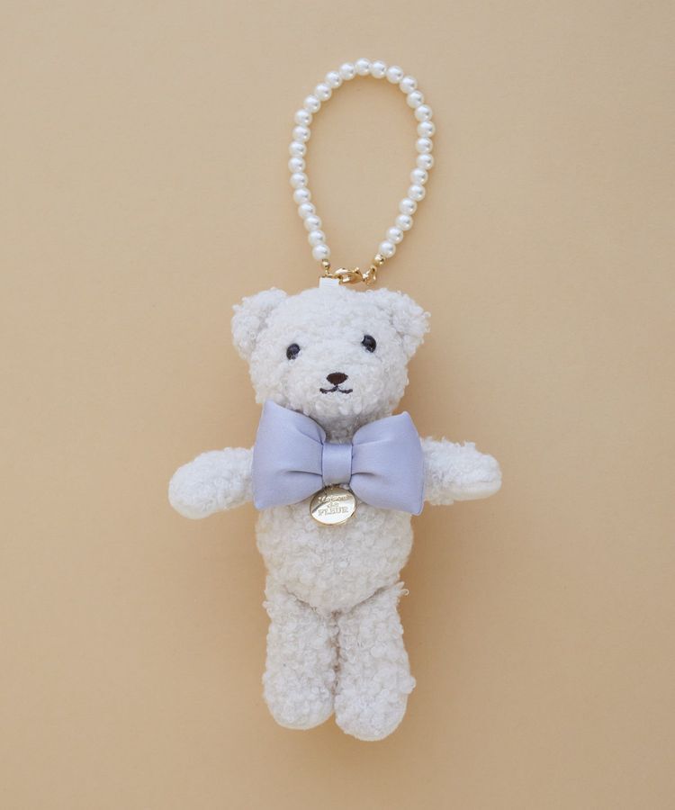 Maison de FLEUR「【限定カラーあり】リボンベアチャーム」|その他|アイボリー