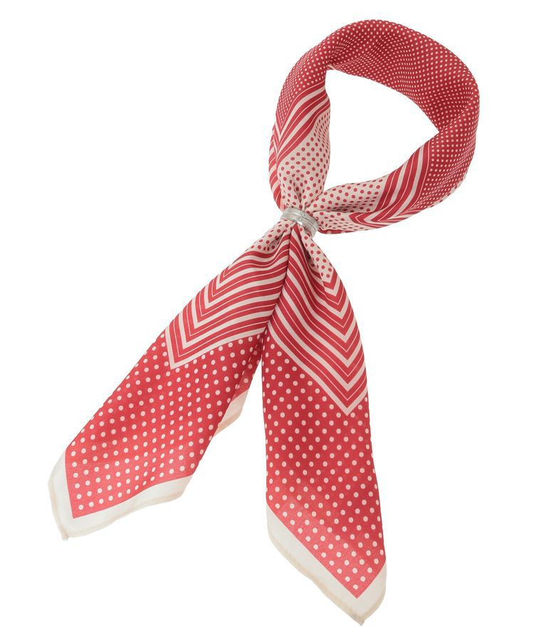 AMERICAN HOLIC「【リングSET】ドット柄スカーフ」|バンダナ・スカーフ|