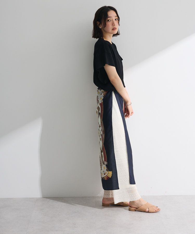 Green Parks「袖フレアフレンチスリーブニットプルオーバー」|ニット・セーター|