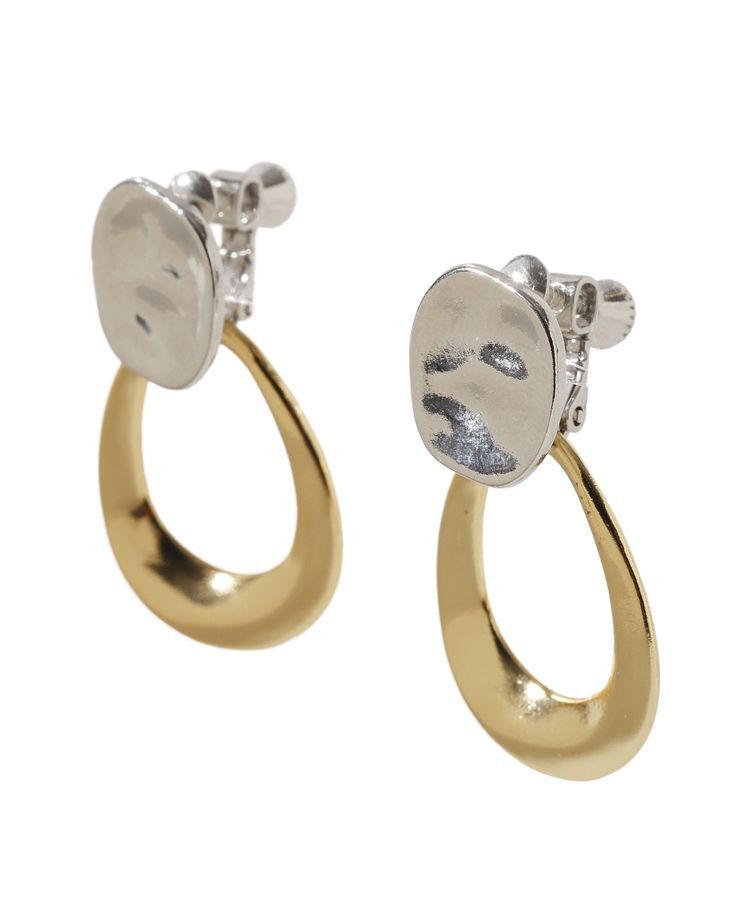 Green Parks「2WAYニュアンスフープイヤリング」|イヤリング|