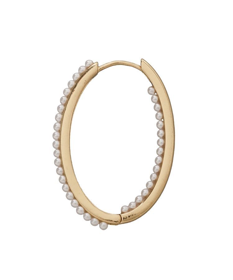 Green Parks「パールラインワンタッチピアス」|ピアス|