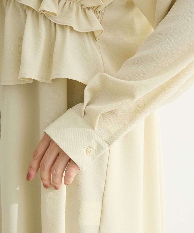 Green Parks「SET2点フリルビスチェ＋シャツワンピース」|ワンピース|