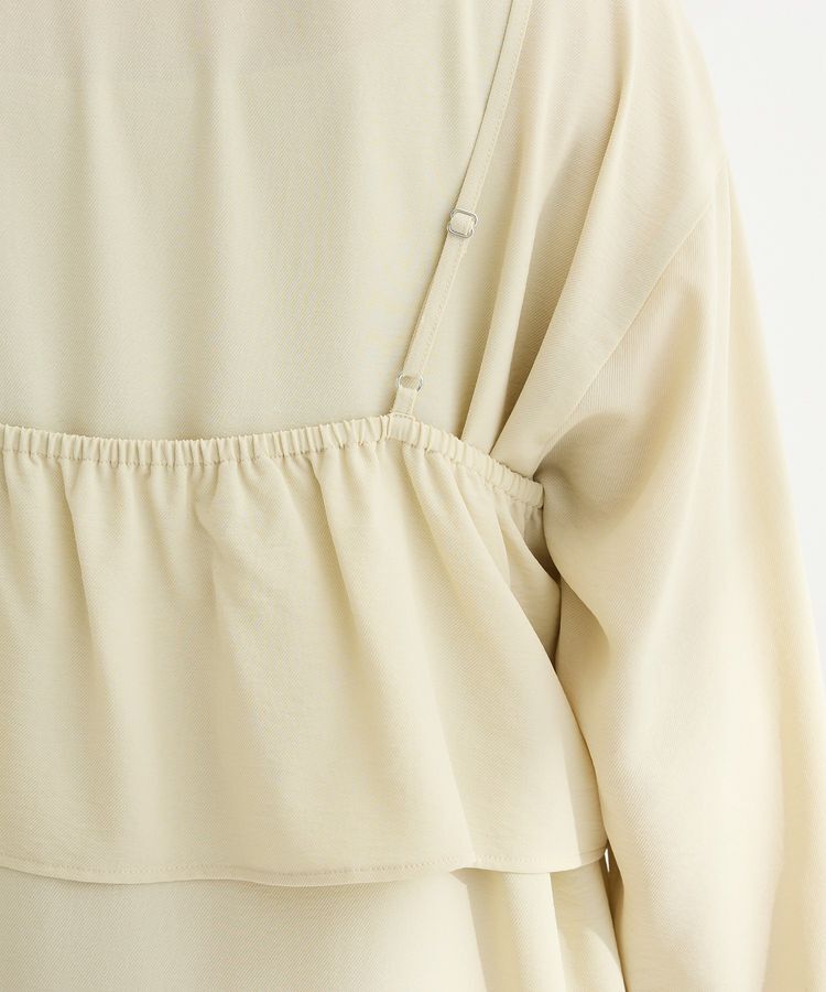 Green Parks「SET2点フリルビスチェ＋シャツワンピース」|ワンピース|