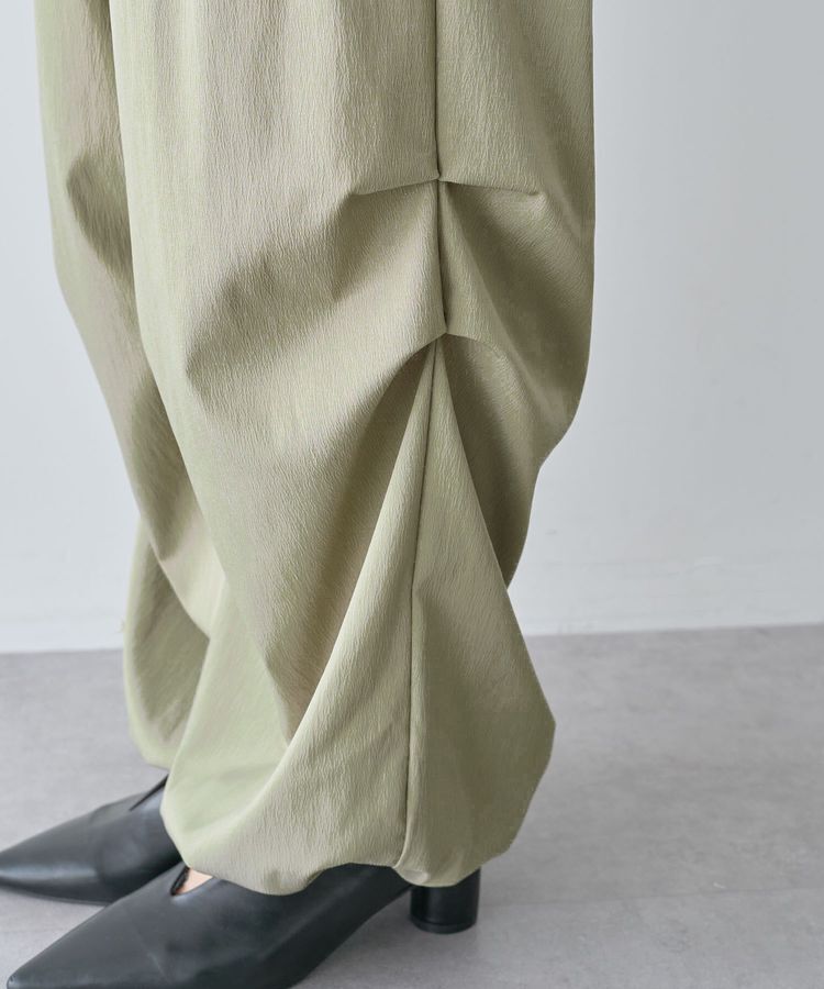 Green Parks「表面感サテンタックパンツ」|その他|