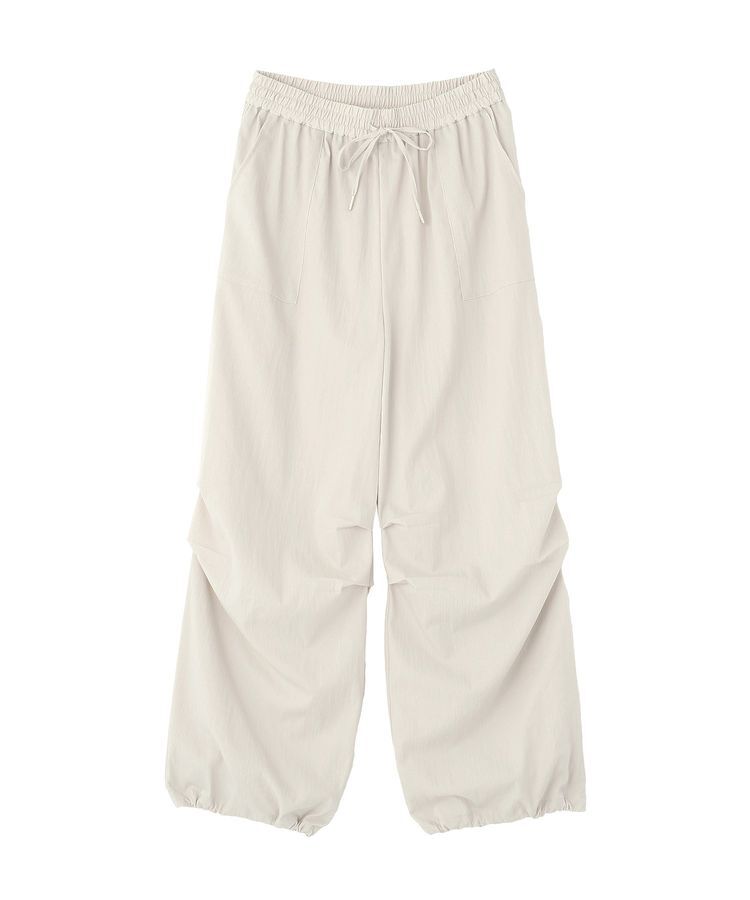 Green Parks「表面感サテンタックパンツ」|その他|