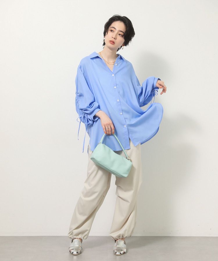 Green Parks「表面感サテンタックパンツ」|その他|