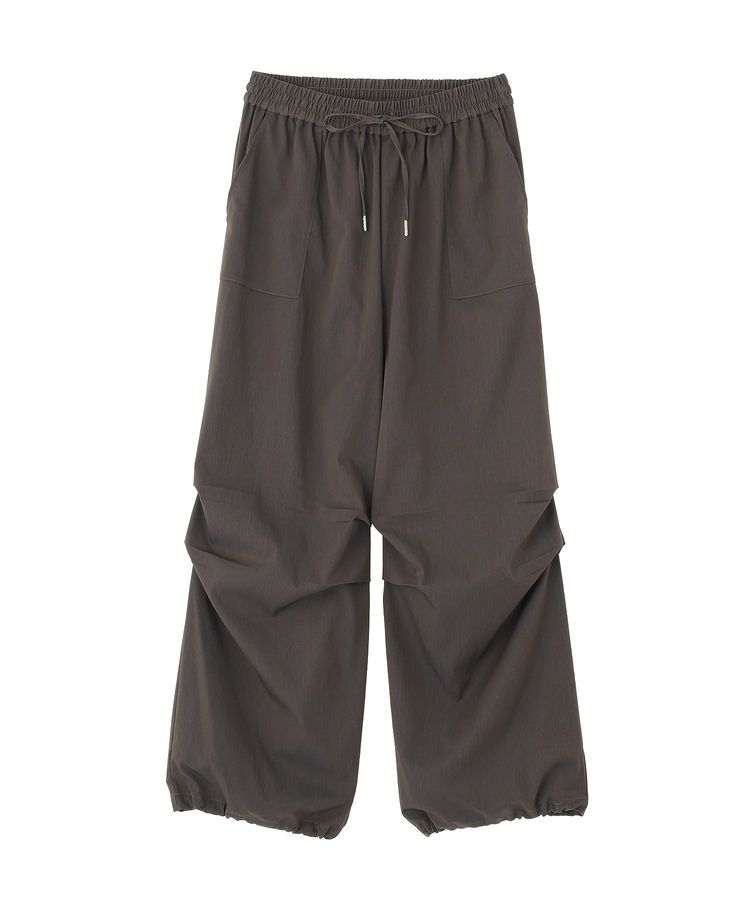 Green Parks「表面感サテンタックパンツ」|その他|