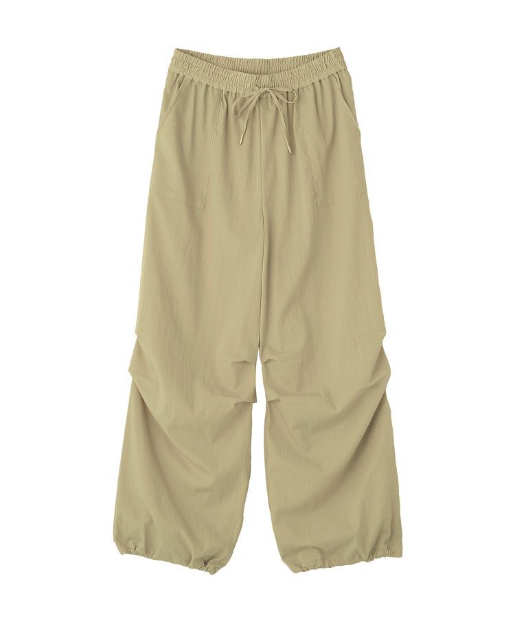 Green Parks「表面感サテンタックパンツ」|その他|