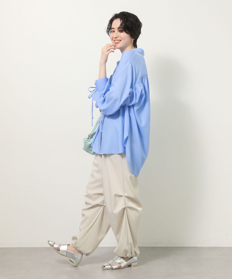 Green Parks「表面感サテンタックパンツ」|その他|