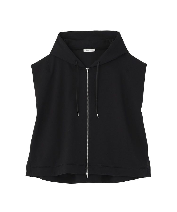 Green Parks「フード付ベスト」|ベスト・ジレ|Black