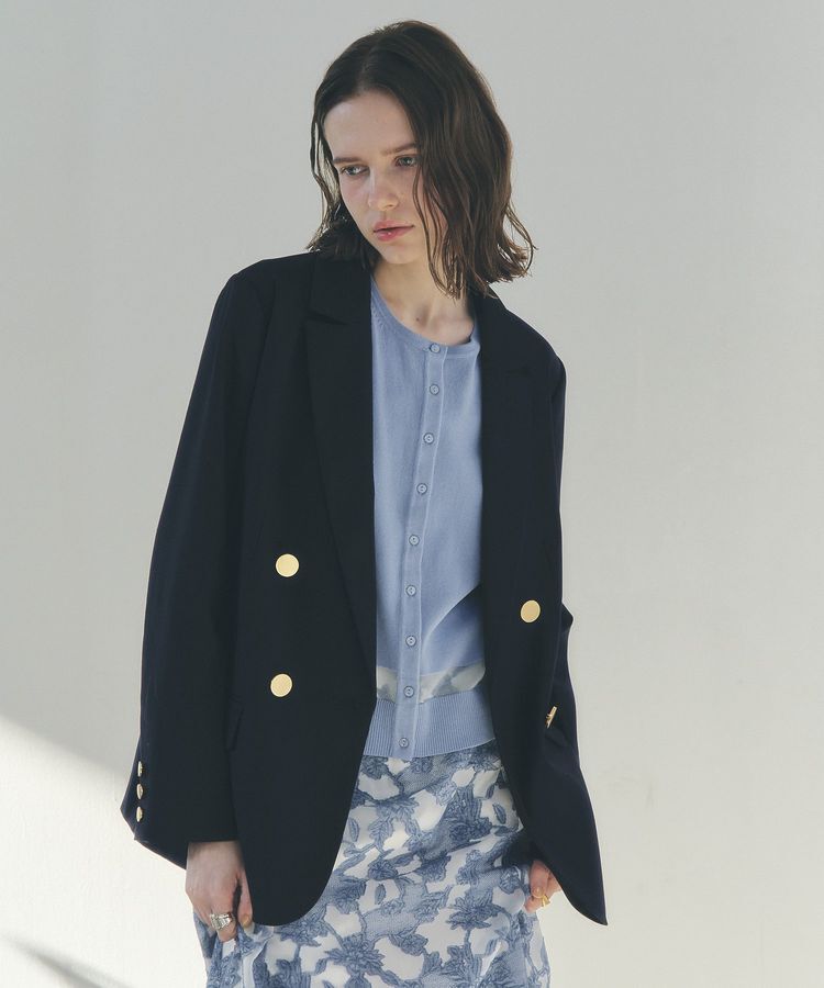 YECCA VECCA「金釦テーラードジャケット」|テーラードジャケット|