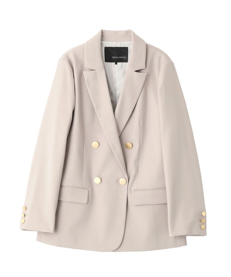 YECCA VECCA「金釦テーラードジャケット」|テーラードジャケット|