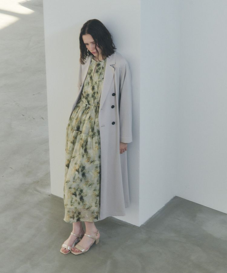 YECCA VECCA「【UVカット/花粉ガード】素材MIXトレンチコート」|トレンチコート|