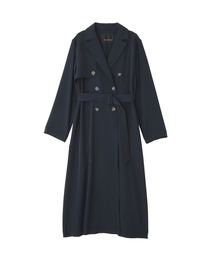 YECCA VECCA「【UVカット/花粉ガード】素材MIXトレンチコート」|トレンチコート|