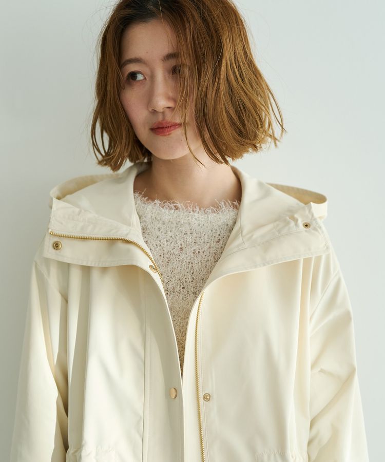 YECCA VECCA「【撥水/花粉ガード】ミドル丈マウンテンパーカー」|ブルゾン・スタジャン|